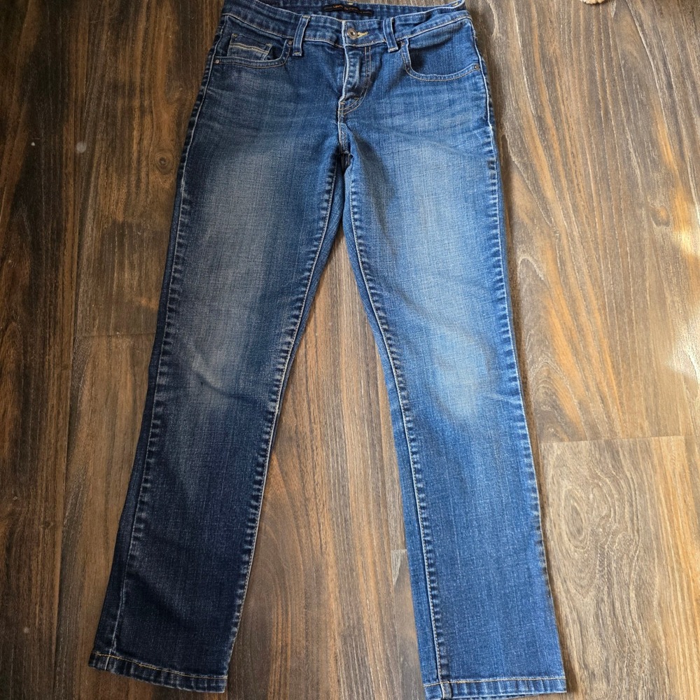 Levis The Original Jean Womens Blue Denim Bootcut Jeans Size 6S